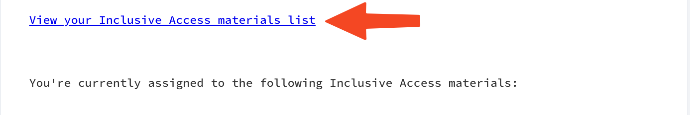 Inclusive access items 